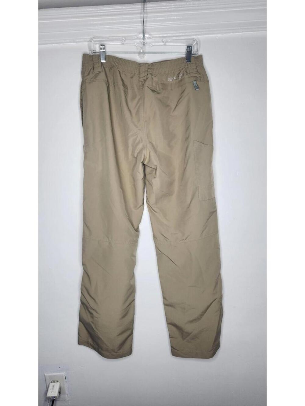 Field & Stream Pants Mens Medium Khaki Ripstop Hiking Quick-Dry Elastic Waist - Picture 3 of 5